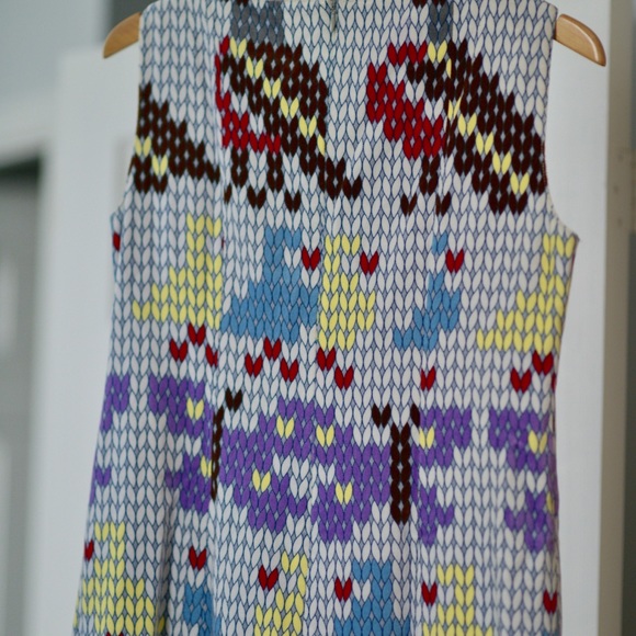 Moschino Cheap & Chic - knit print dress - Size 10 - Picture 4 of 5
